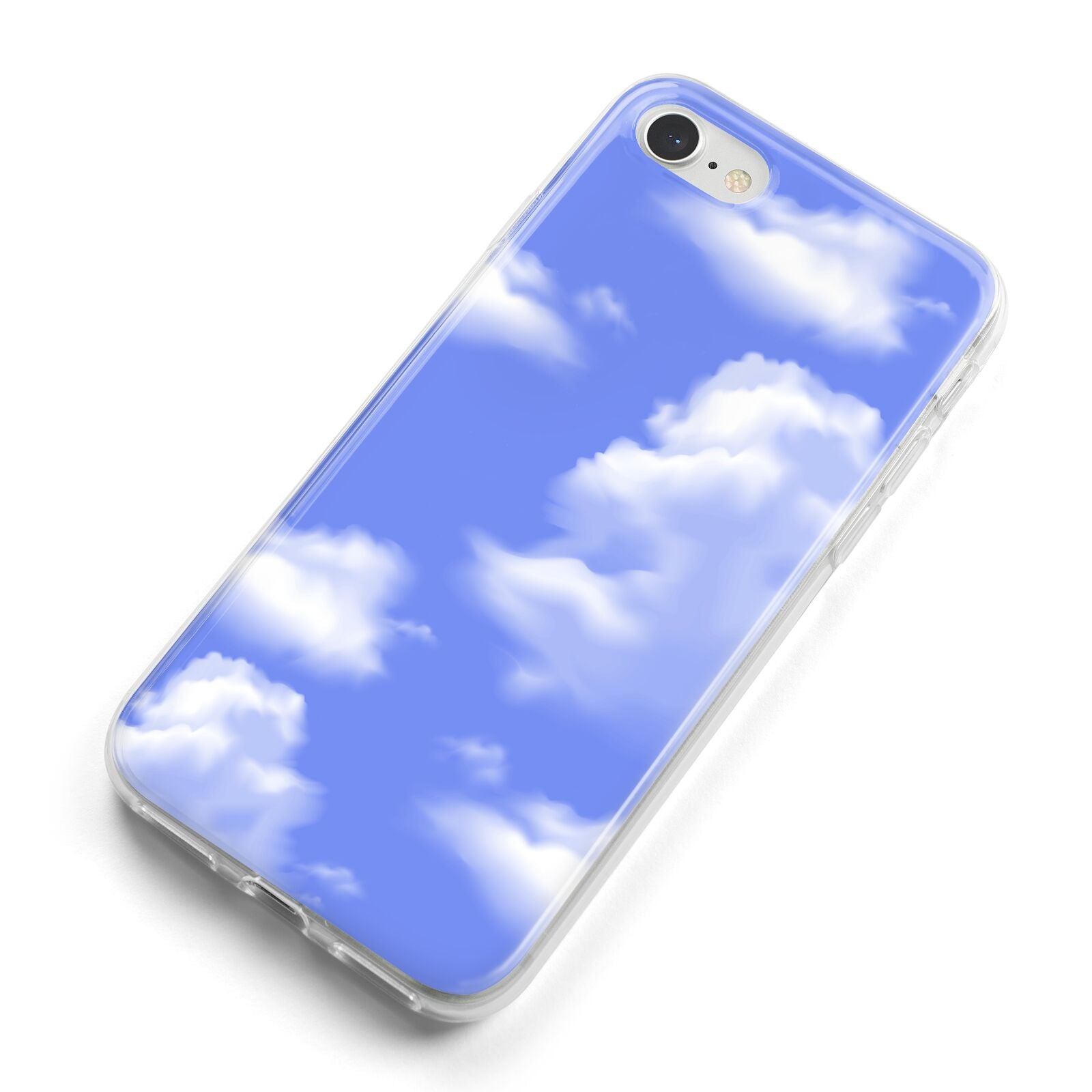 Clouds iPhone 8 Bumper Case on Silver iPhone Alternative Image