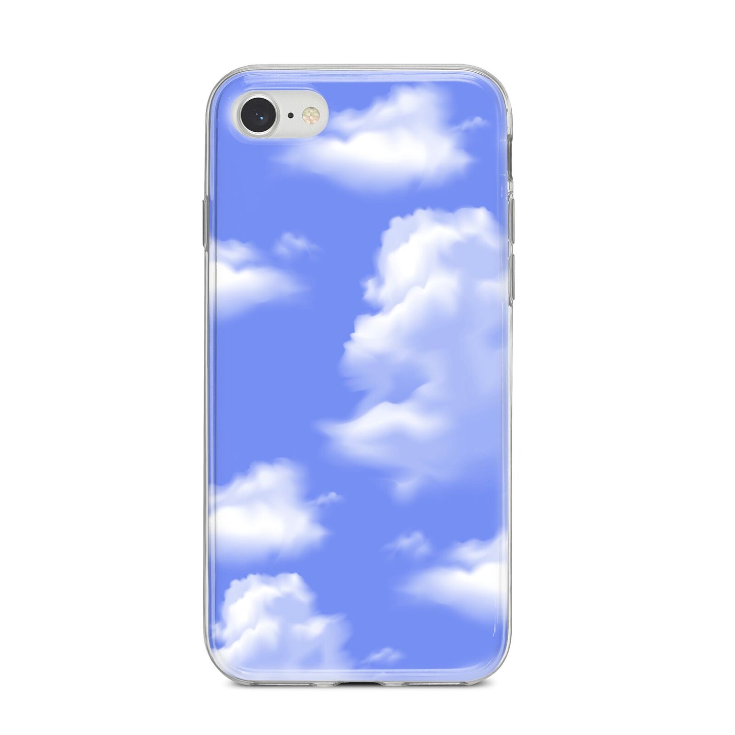 Clouds iPhone 8 Bumper Case on Silver iPhone