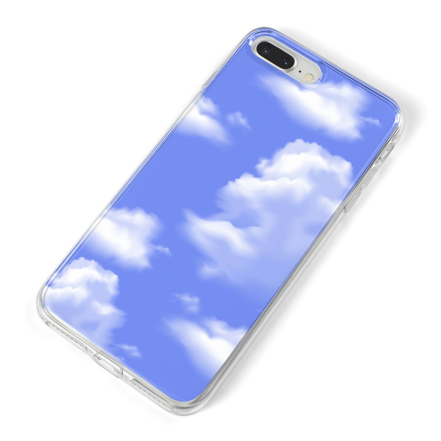 Clouds iPhone 8 Plus Bumper Case on Silver iPhone Alternative Image