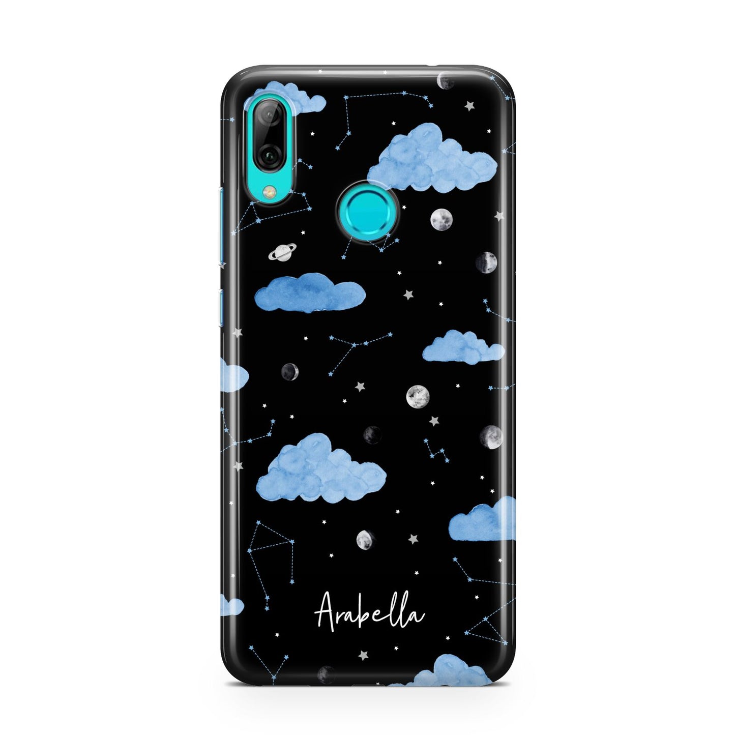 Cloudy Night Sky with Name Huawei P Smart 2019 Case