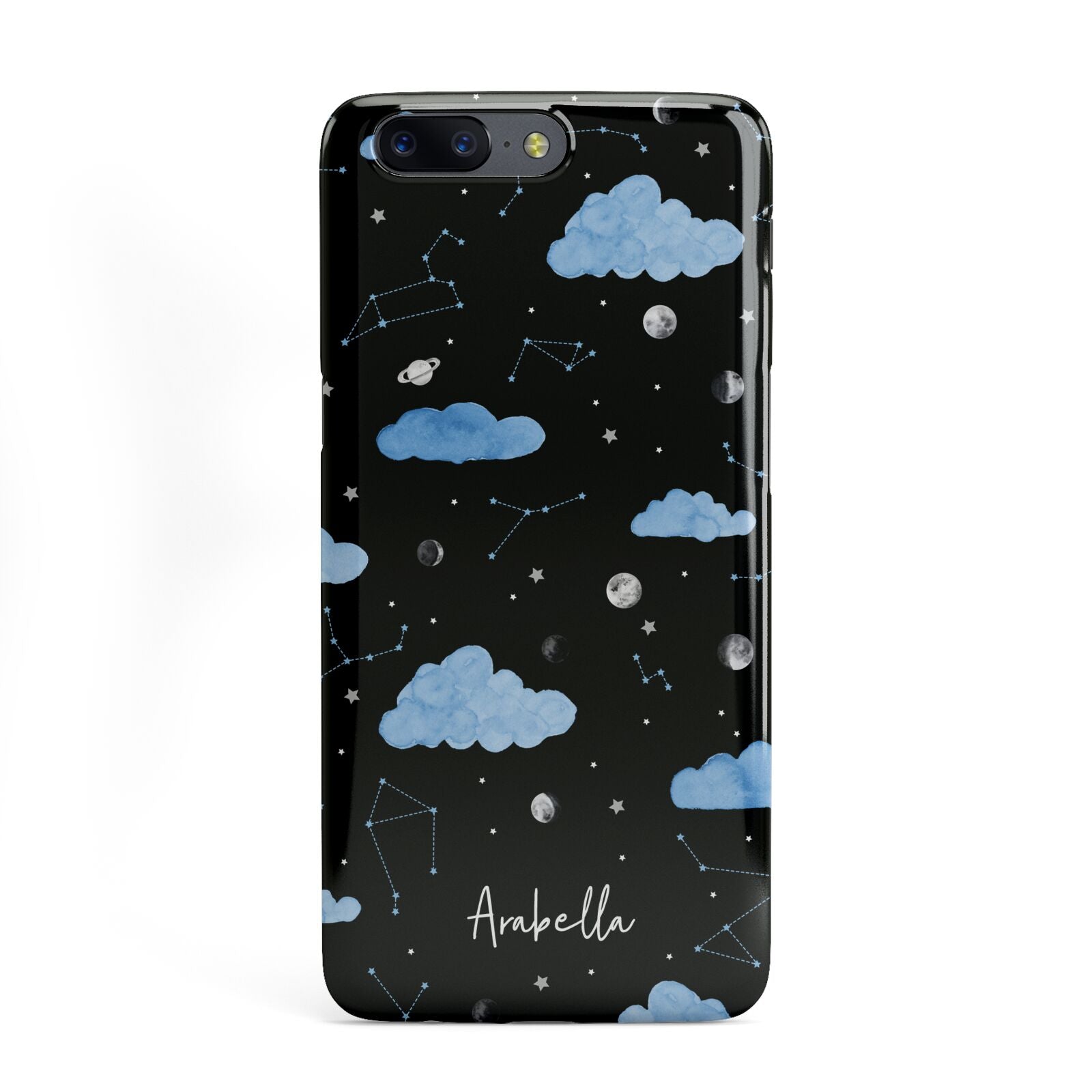 Cloudy Night Sky with Name OnePlus Case