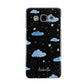 Cloudy Night Sky with Name Samsung Galaxy A3 Case