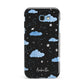 Cloudy Night Sky with Name Samsung Galaxy A7 2017 Case