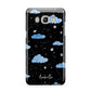Cloudy Night Sky with Name Samsung Galaxy J5 2016 Case