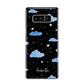 Cloudy Night Sky with Name Samsung Galaxy Note 8 Case