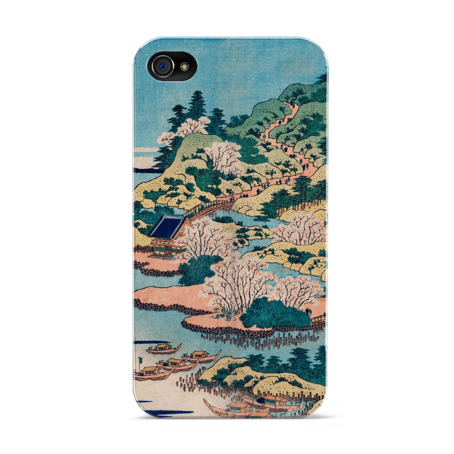 Coastal Community By Katsushika Hokusai Apple iPhone 4s Case