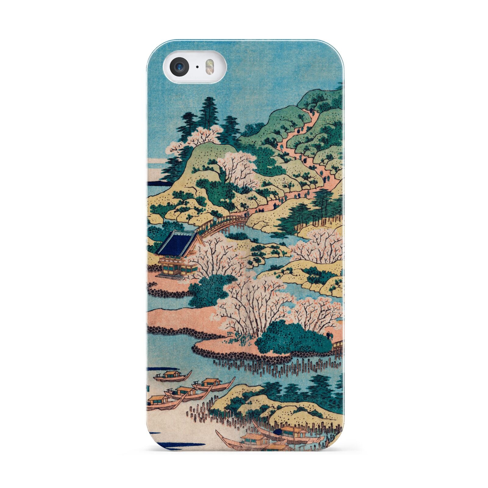 Coastal Community By Katsushika Hokusai Apple iPhone 5 Case