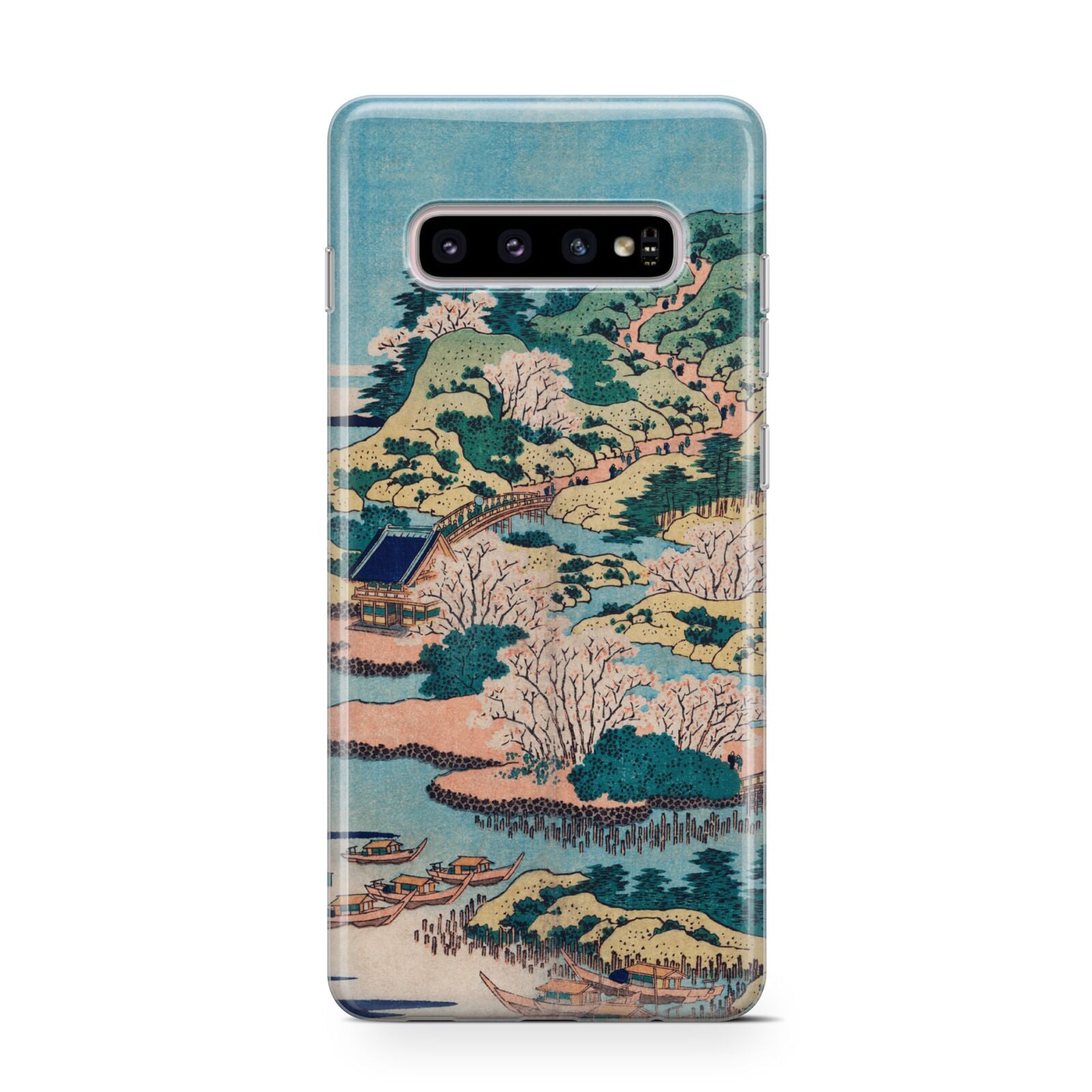 Coastal Community By Katsushika Hokusai Protective Samsung Galaxy Case