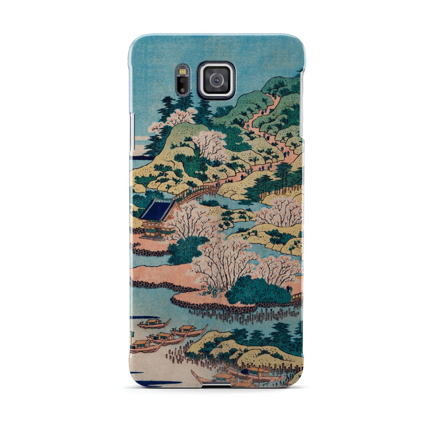 Coastal Community By Katsushika Hokusai Samsung Galaxy Alpha Case