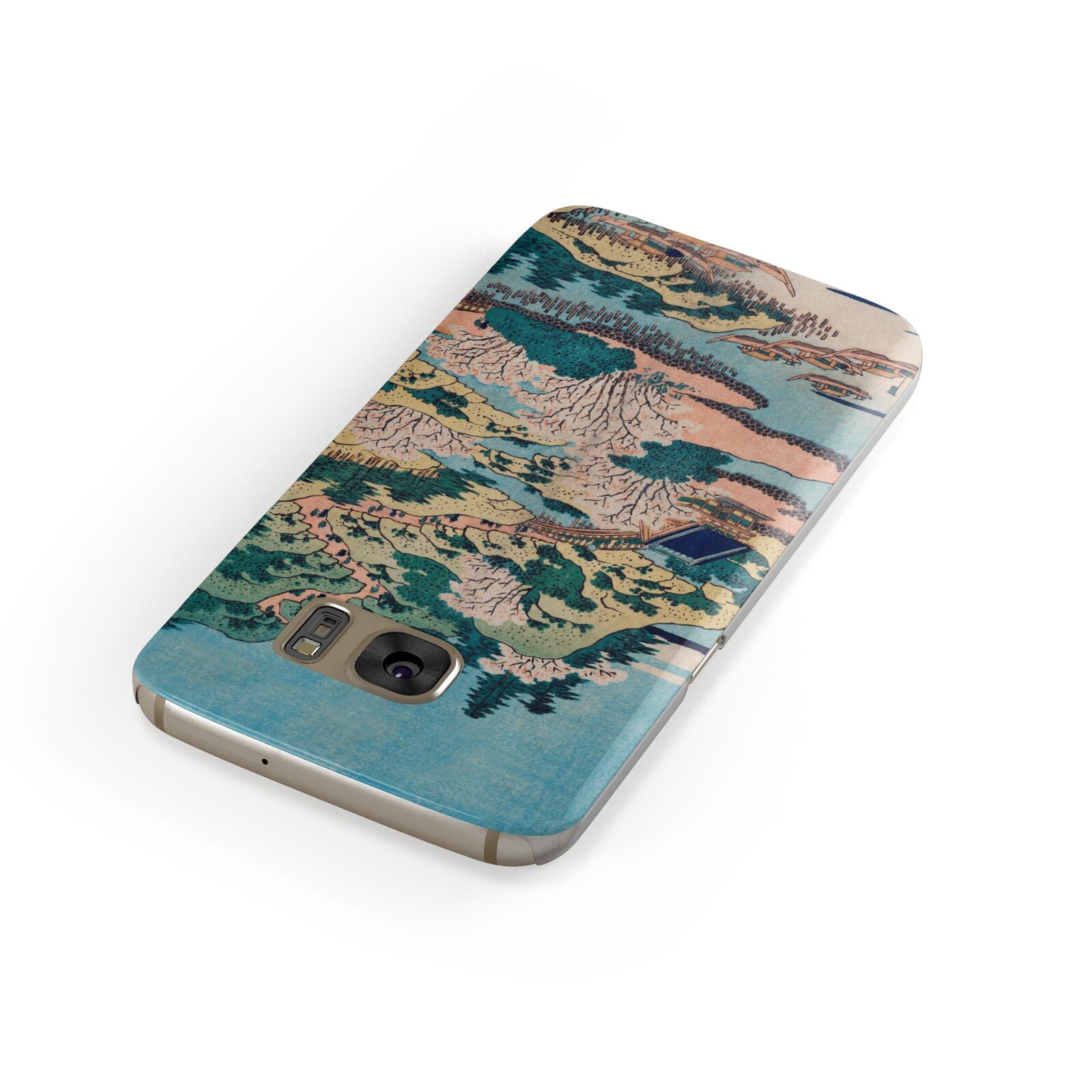 Coastal Community By Katsushika Hokusai Samsung Galaxy Case Front Close Up