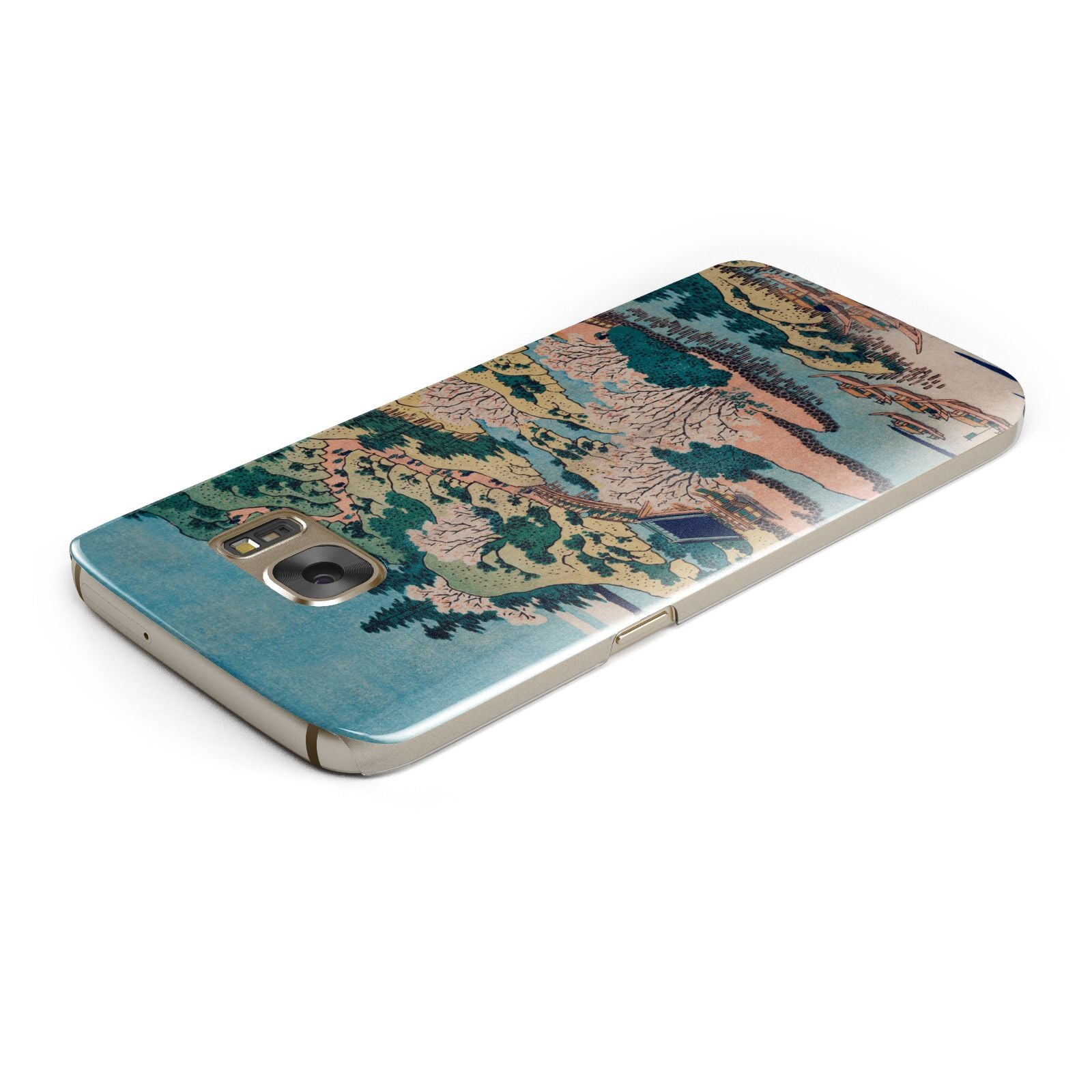 Coastal Community By Katsushika Hokusai Samsung Galaxy Case Top Cutout