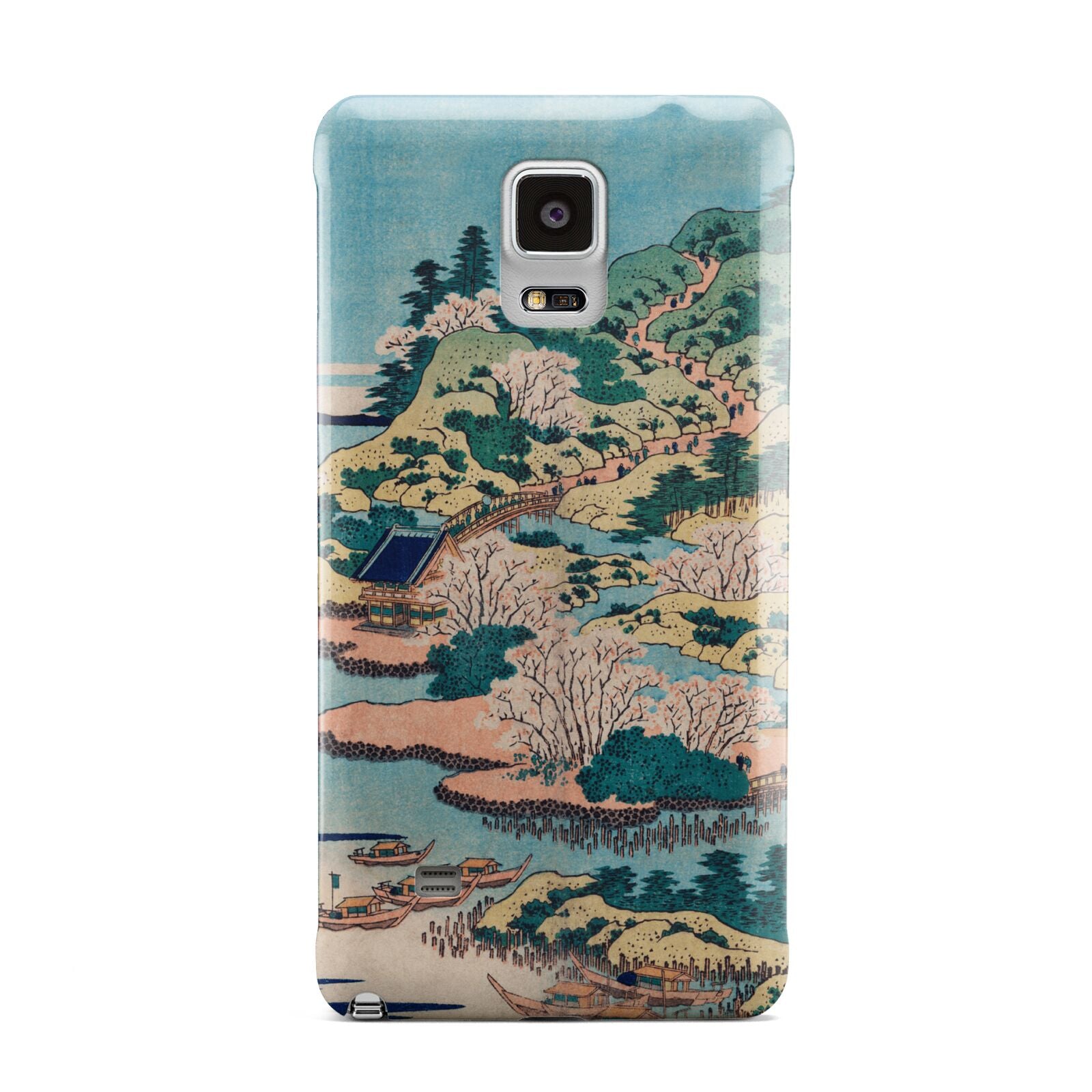 Coastal Community By Katsushika Hokusai Samsung Galaxy Note 4 Case