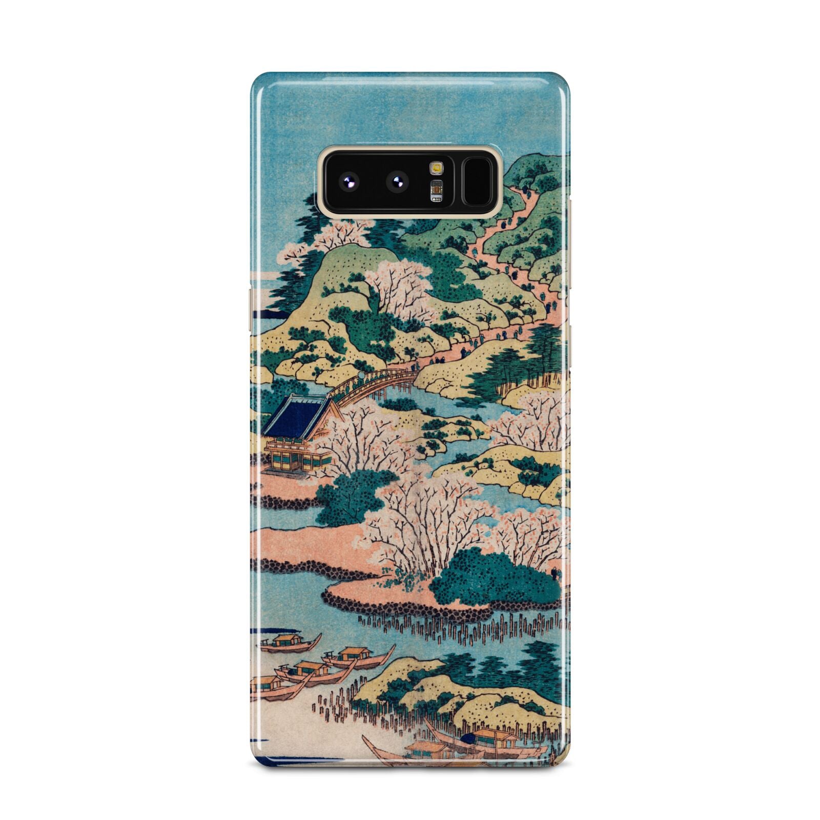 Coastal Community By Katsushika Hokusai Samsung Galaxy Note 8 Case