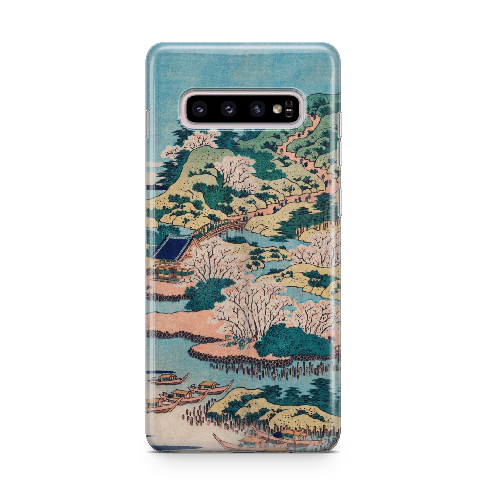 Coastal Community By Katsushika Hokusai Samsung Galaxy S10 Plus Case