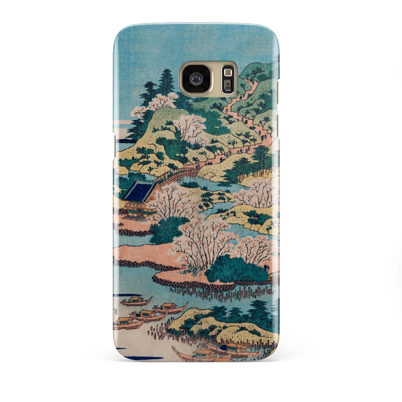 Coastal Community By Katsushika Hokusai Samsung Galaxy S7 Edge Case