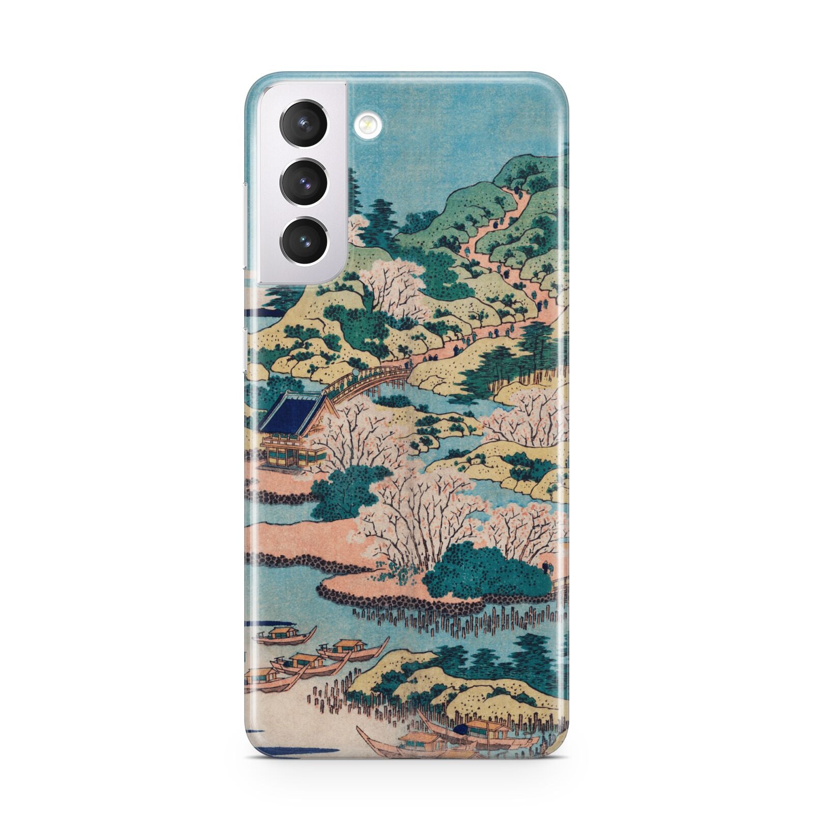 Coastal Community By Katsushika Hokusai Samsung S21 Case