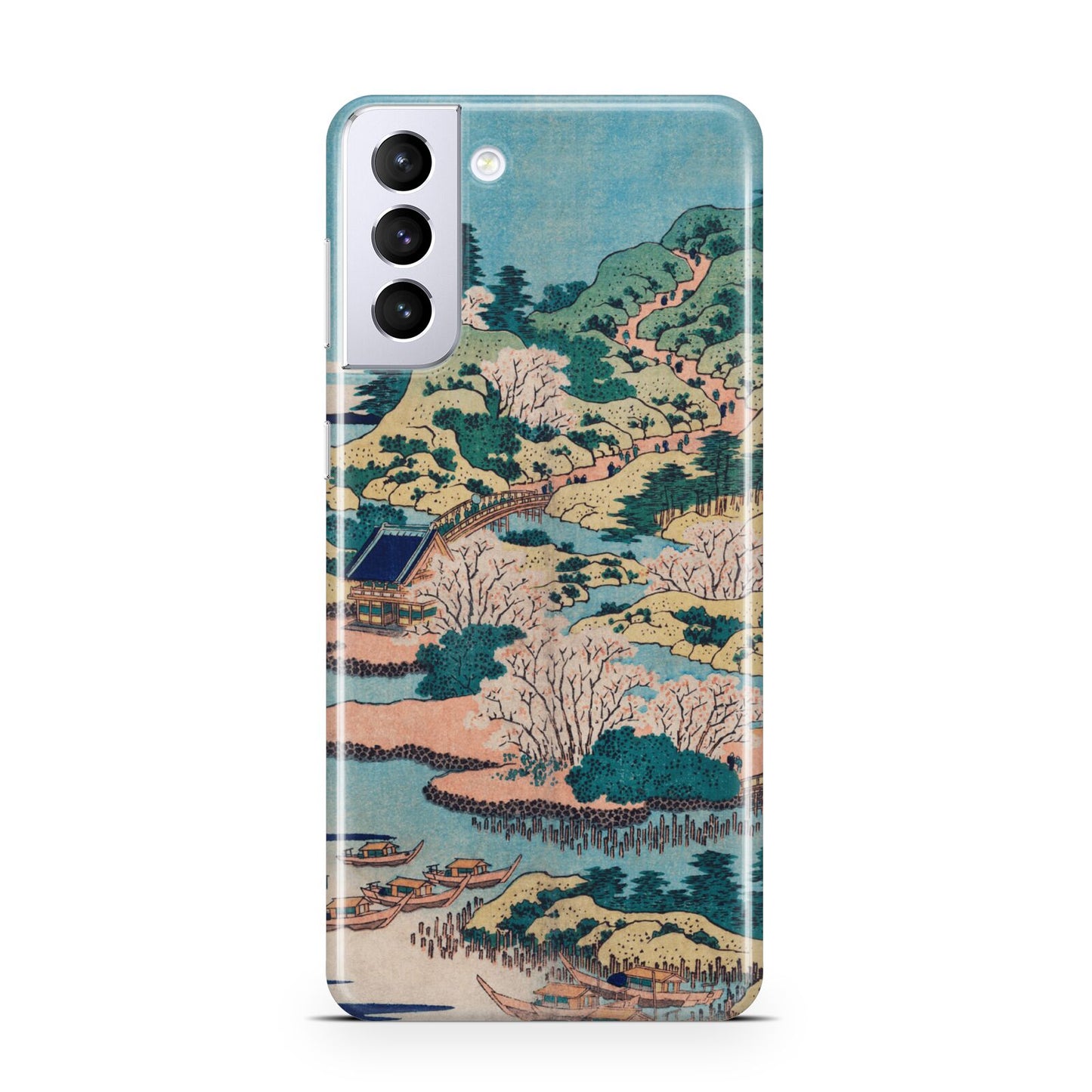 Coastal Community By Katsushika Hokusai Samsung S21 Plus Case