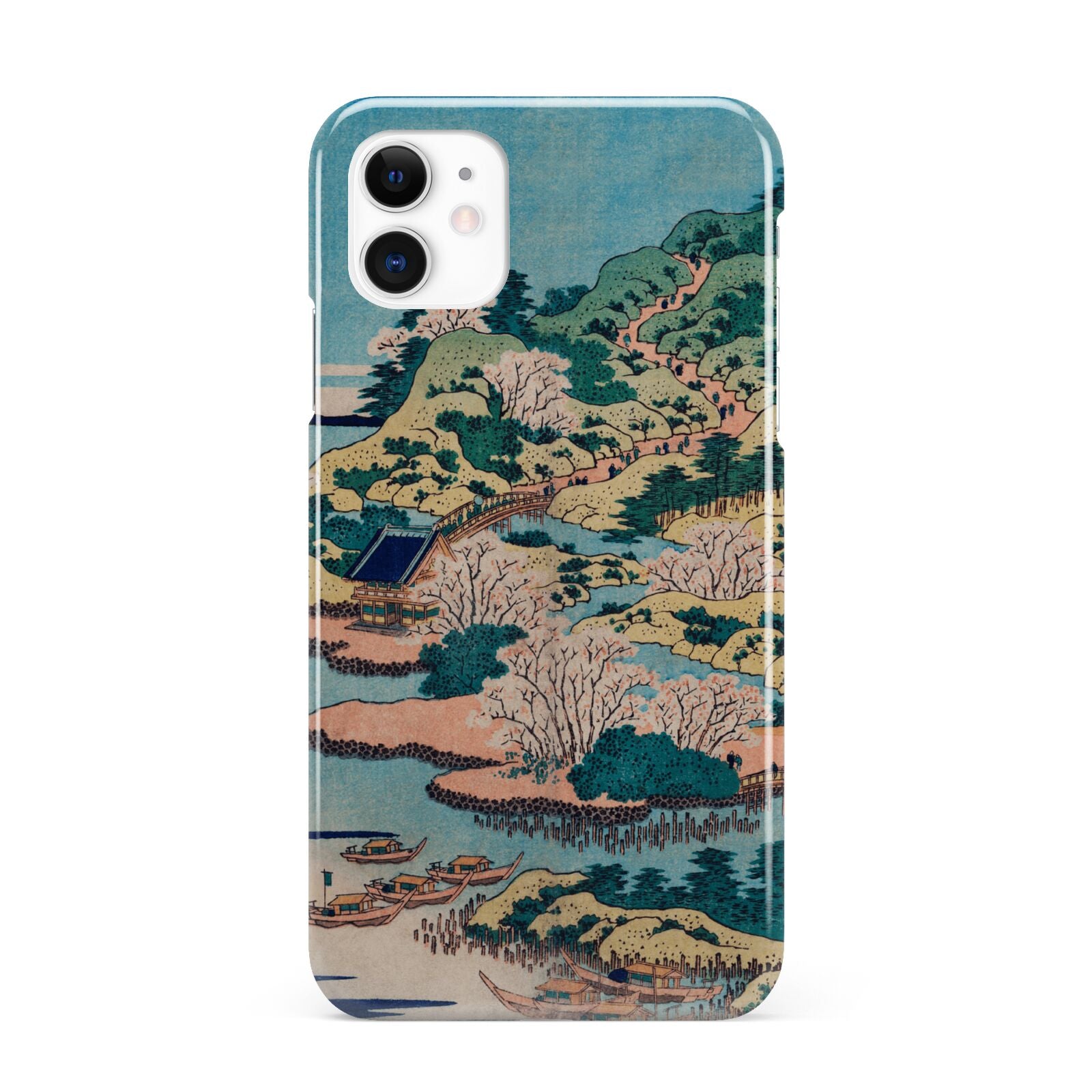 Coastal Community By Katsushika Hokusai iPhone 11 3D Snap Case