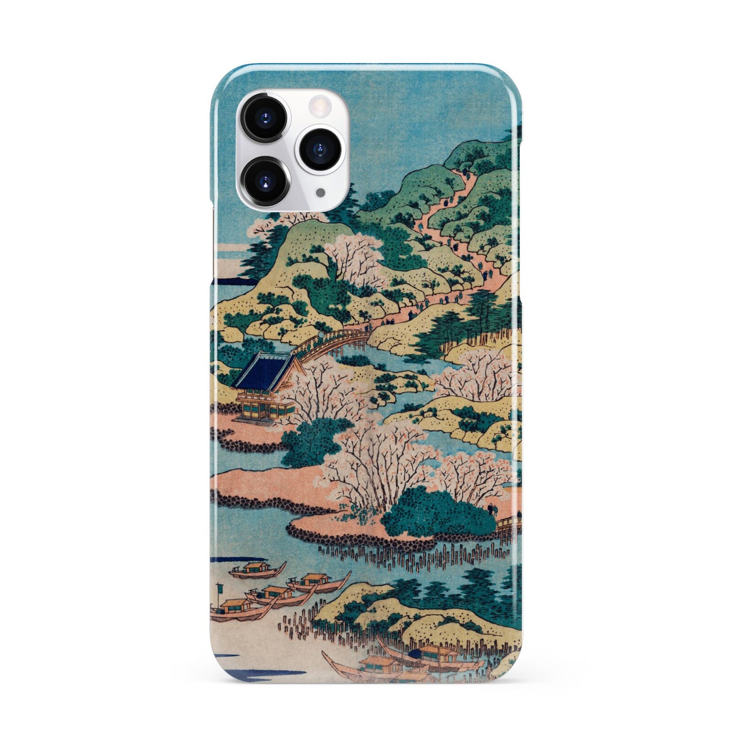 Coastal Community By Katsushika Hokusai iPhone 11 Pro 3D Snap Case