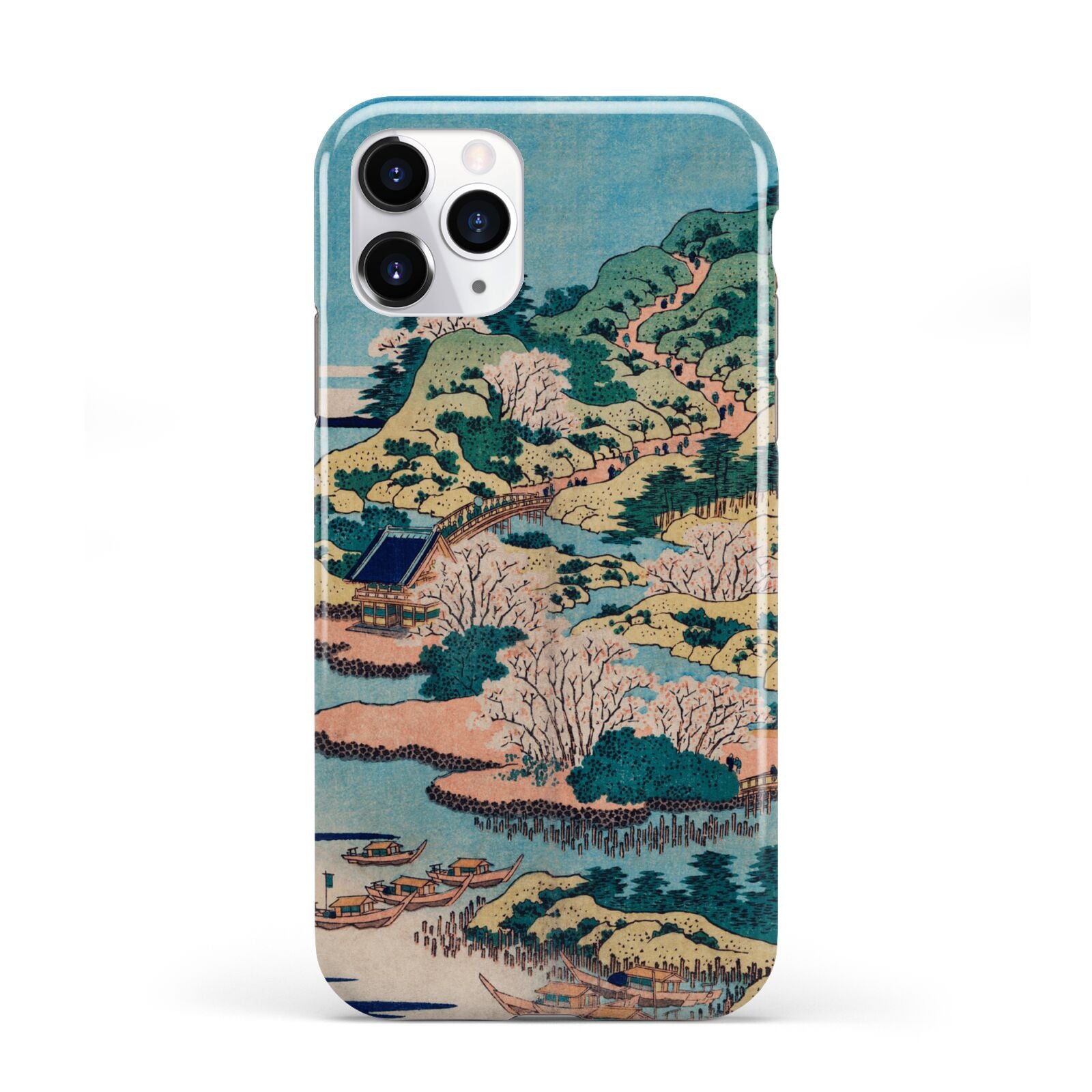 Coastal Community By Katsushika Hokusai iPhone 11 Pro 3D Tough Case