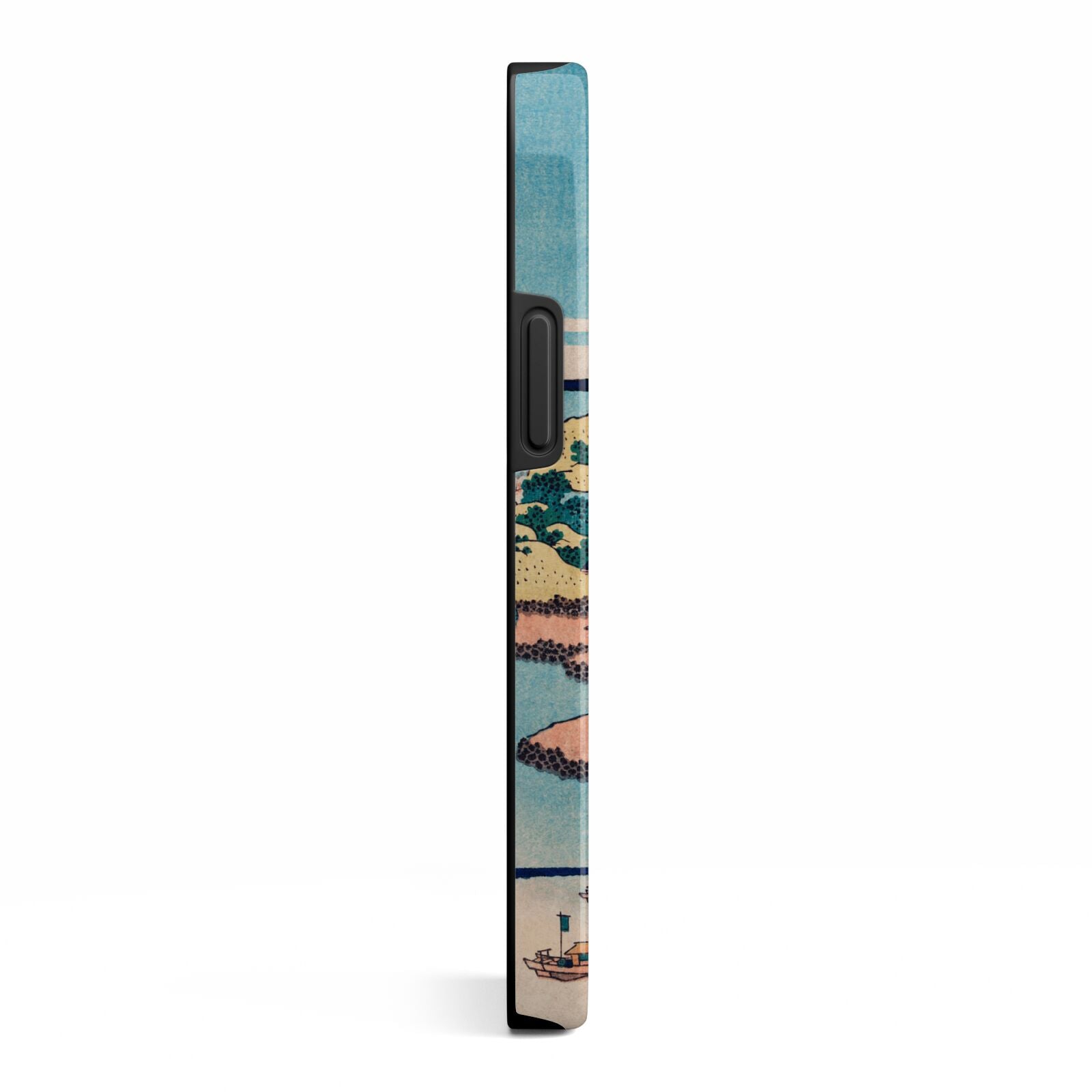 Coastal Community By Katsushika Hokusai iPhone 13 Mini Side Image 3D Tough Case