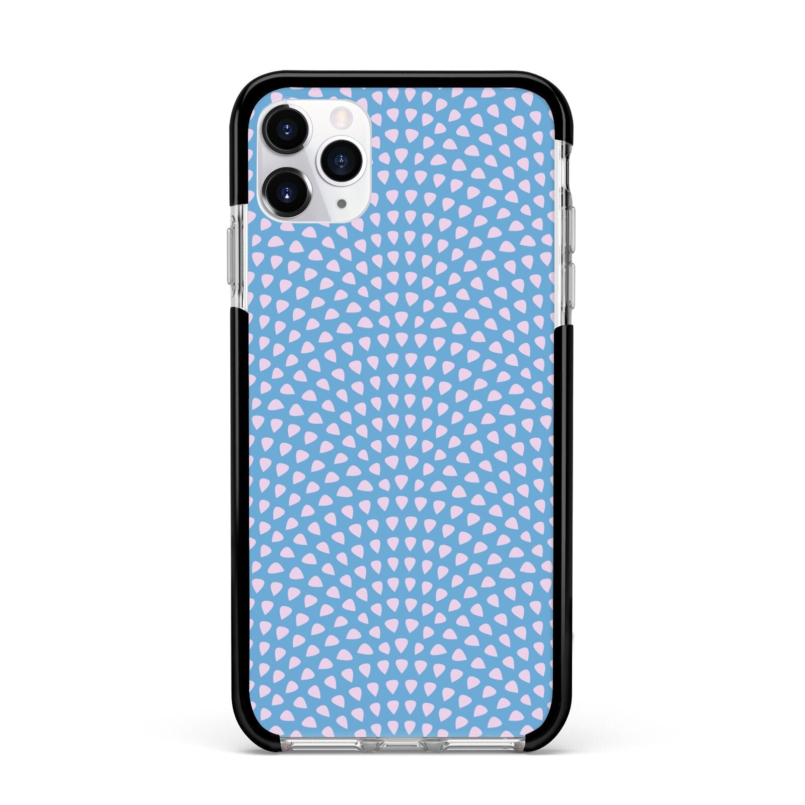 Coastal Pattern Apple iPhone 11 Pro Max in Silver with Black Impact Case