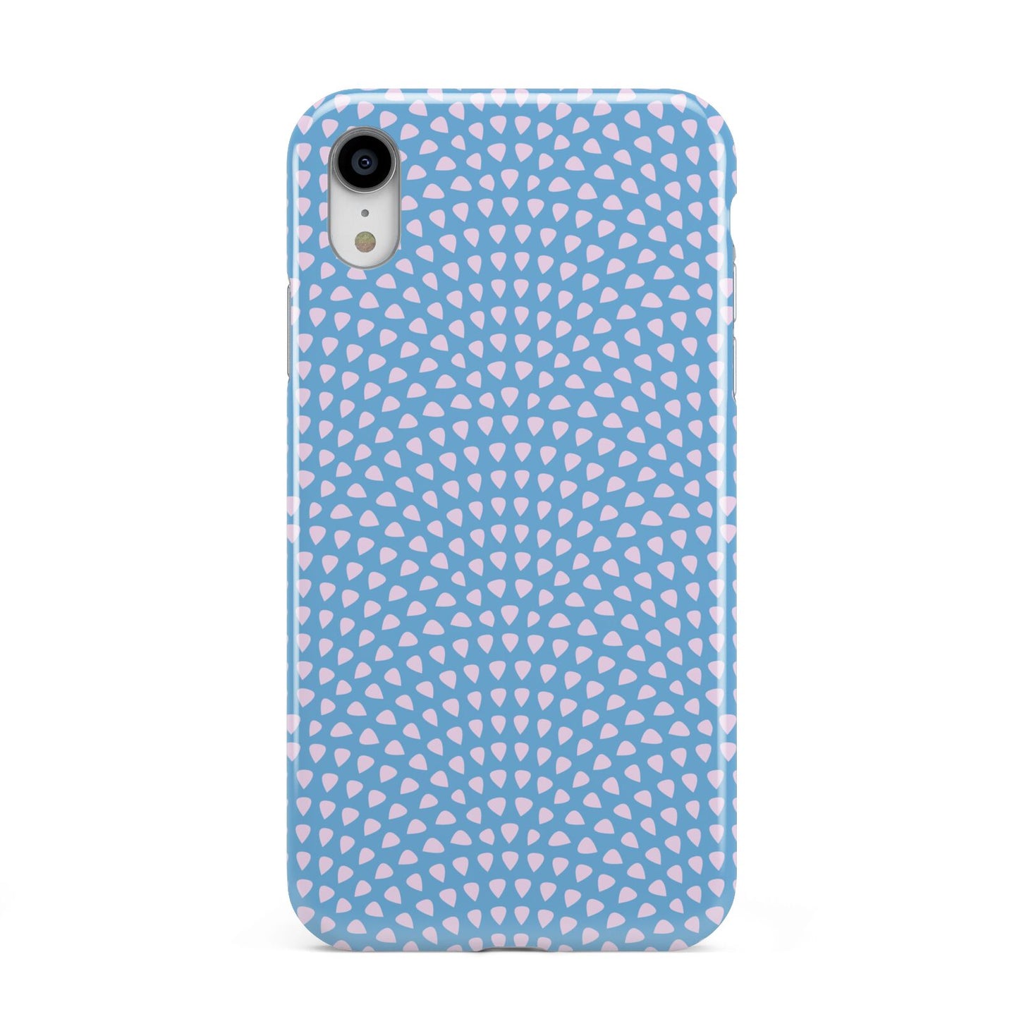 Coastal Pattern Apple iPhone XR White 3D Tough Case