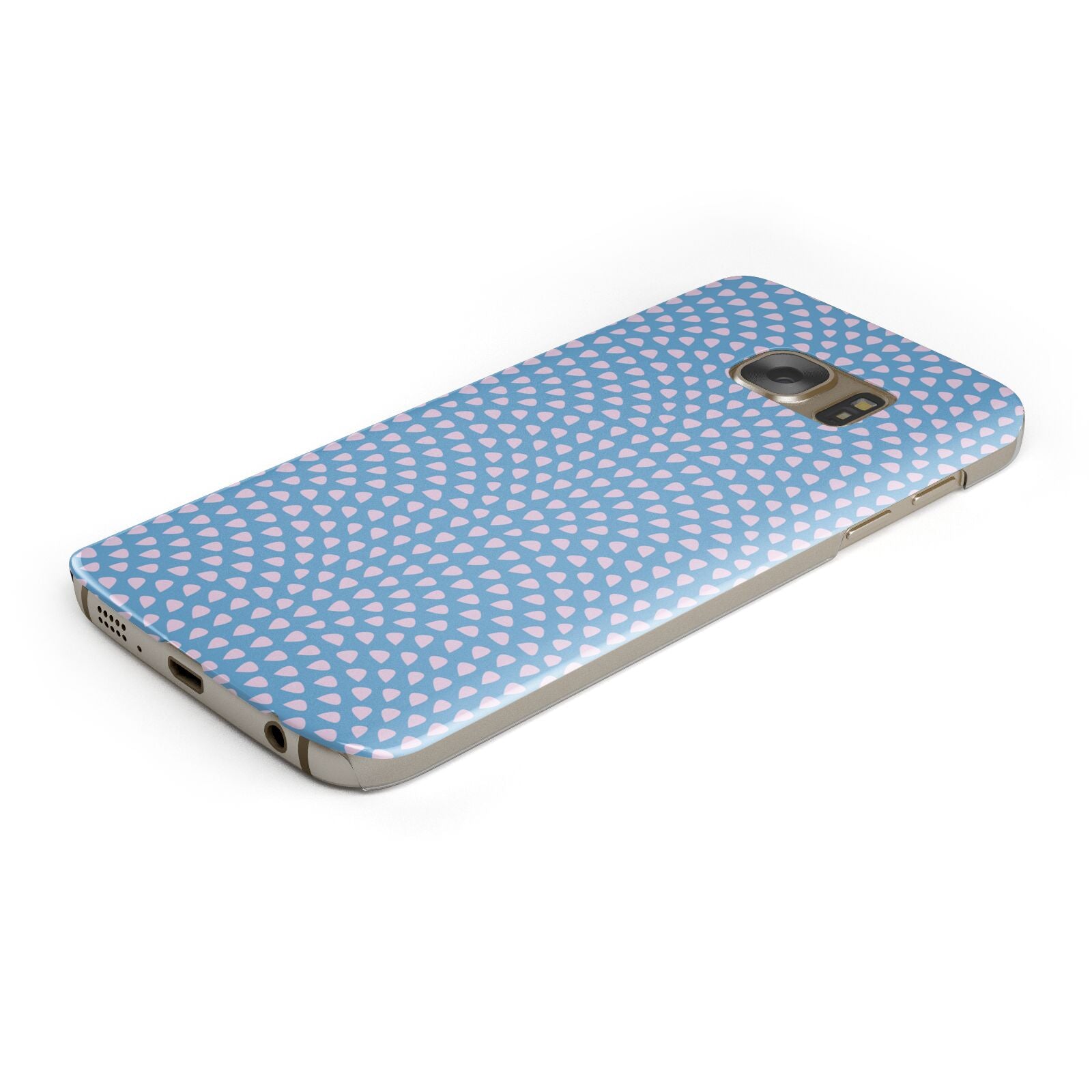 Coastal Pattern Protective Samsung Galaxy Case Angled Image