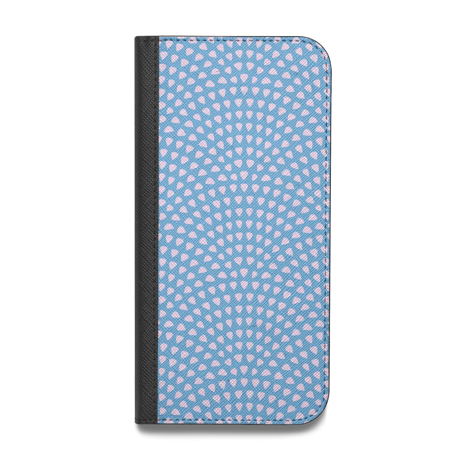 Coastal Pattern Vegan Leather Flip iPhone Case