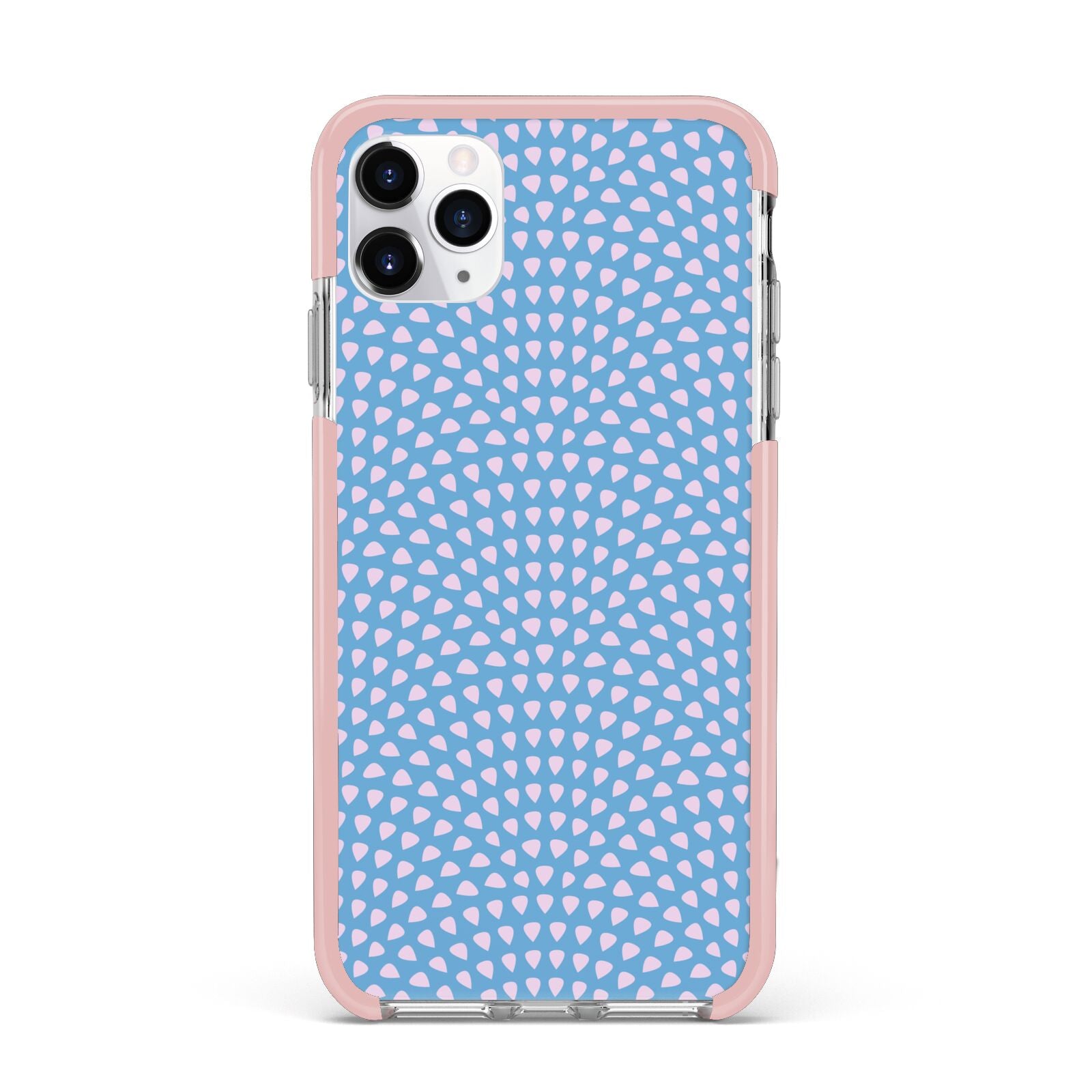 Coastal Pattern iPhone 11 Pro Max Impact Pink Edge Case