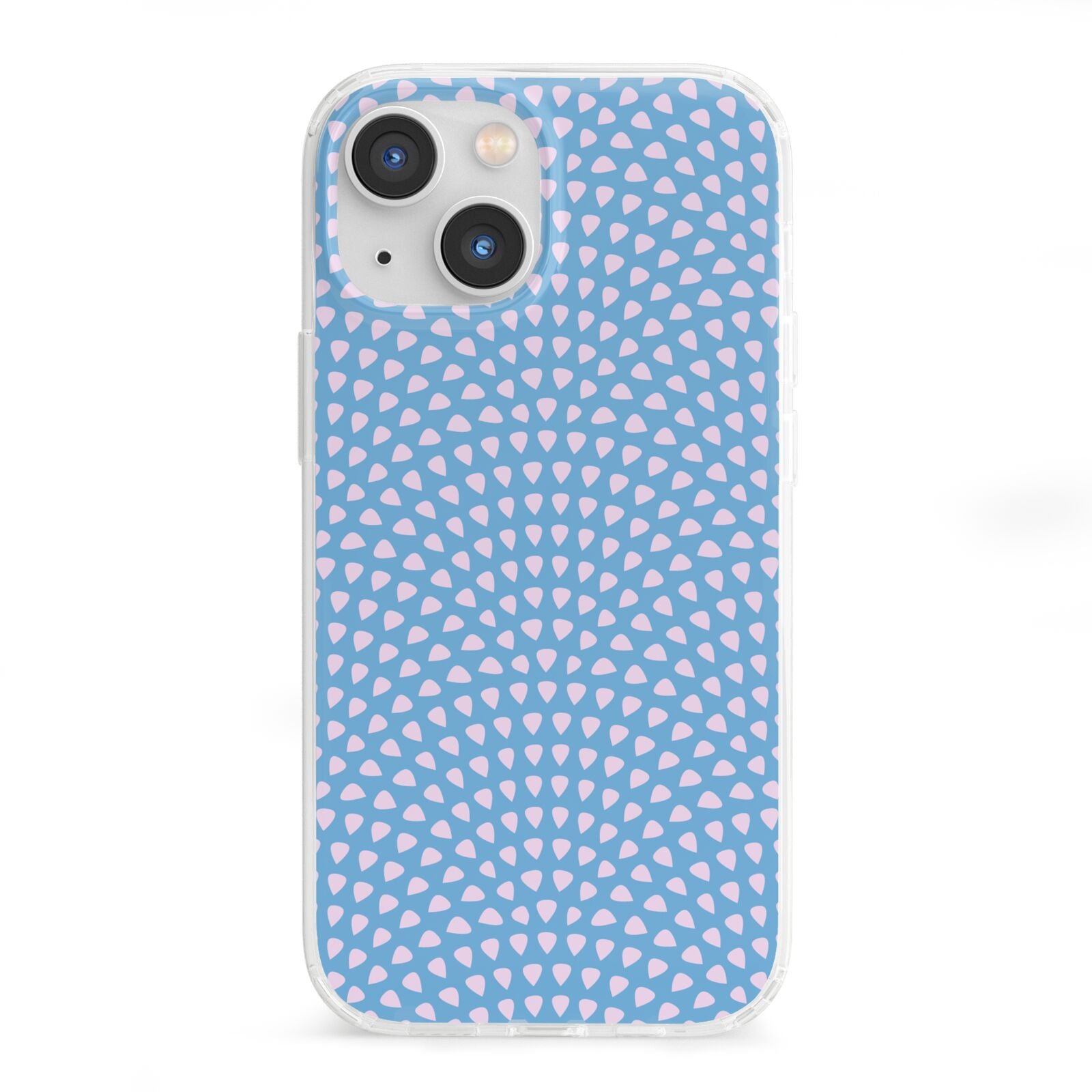 Coastal Pattern iPhone 13 Mini Clear Bumper Case