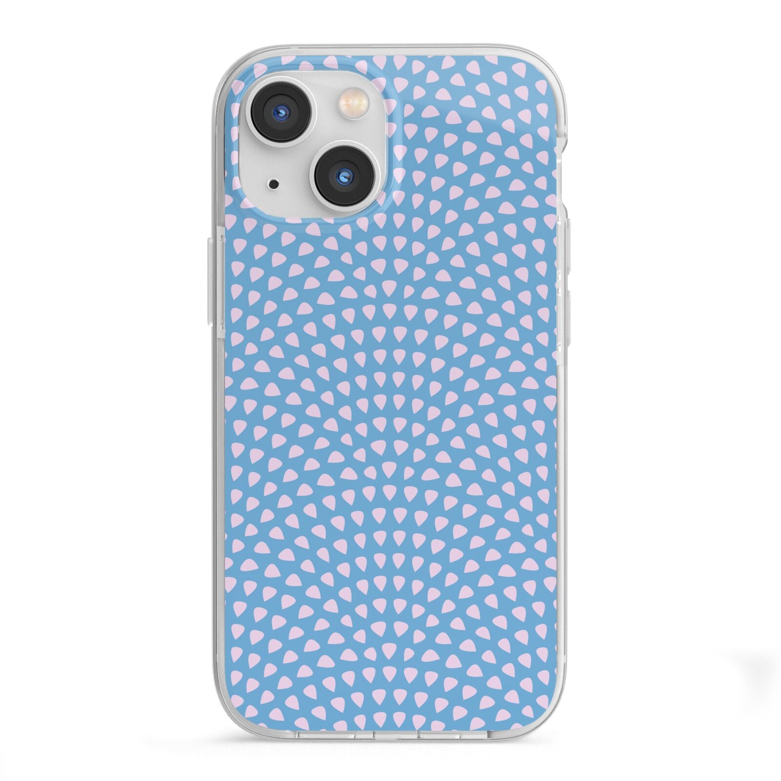 Coastal Pattern iPhone 13 Mini TPU Impact Case with White Edges