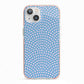 Coastal Pattern iPhone 13 TPU Impact Case with Pink Edges