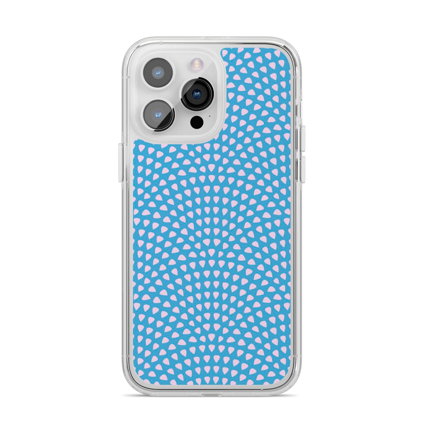 Coastal Pattern iPhone 14 Pro Max Clear Tough Case Silver