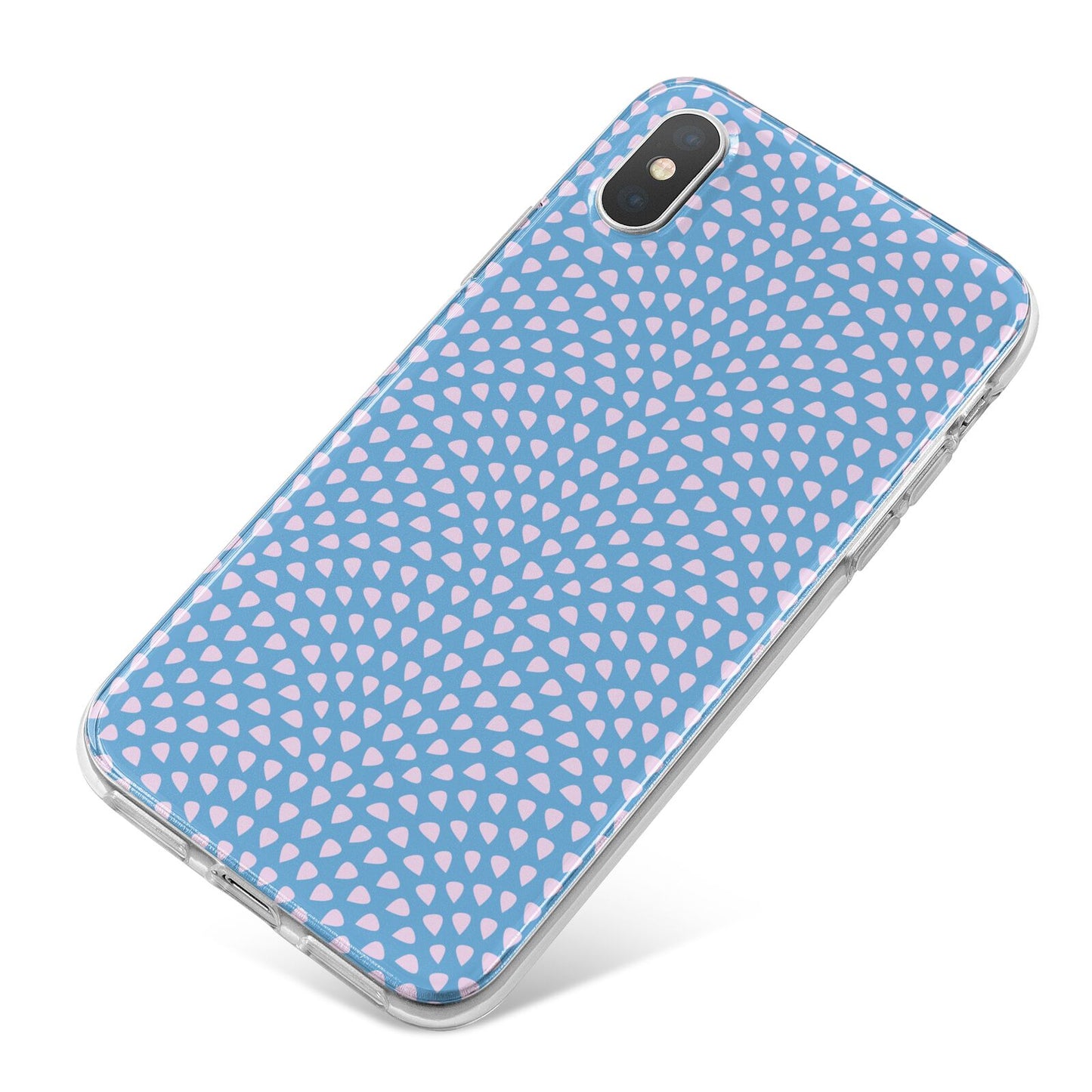 Coastal Pattern iPhone X Bumper Case on Silver iPhone