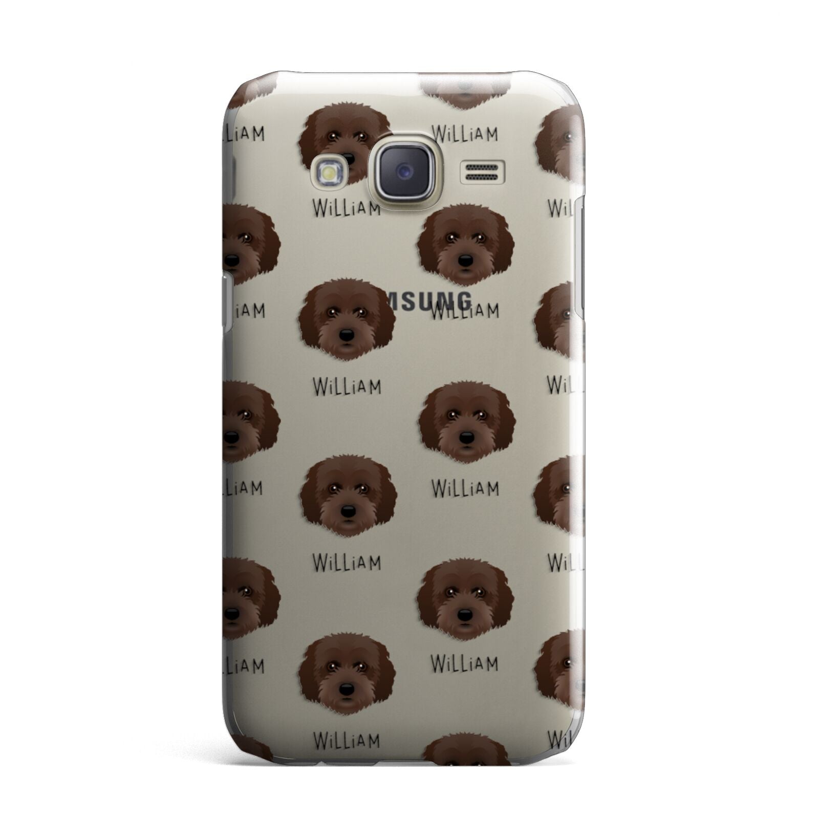 Cockachon Icon with Name Samsung Galaxy J7 Case