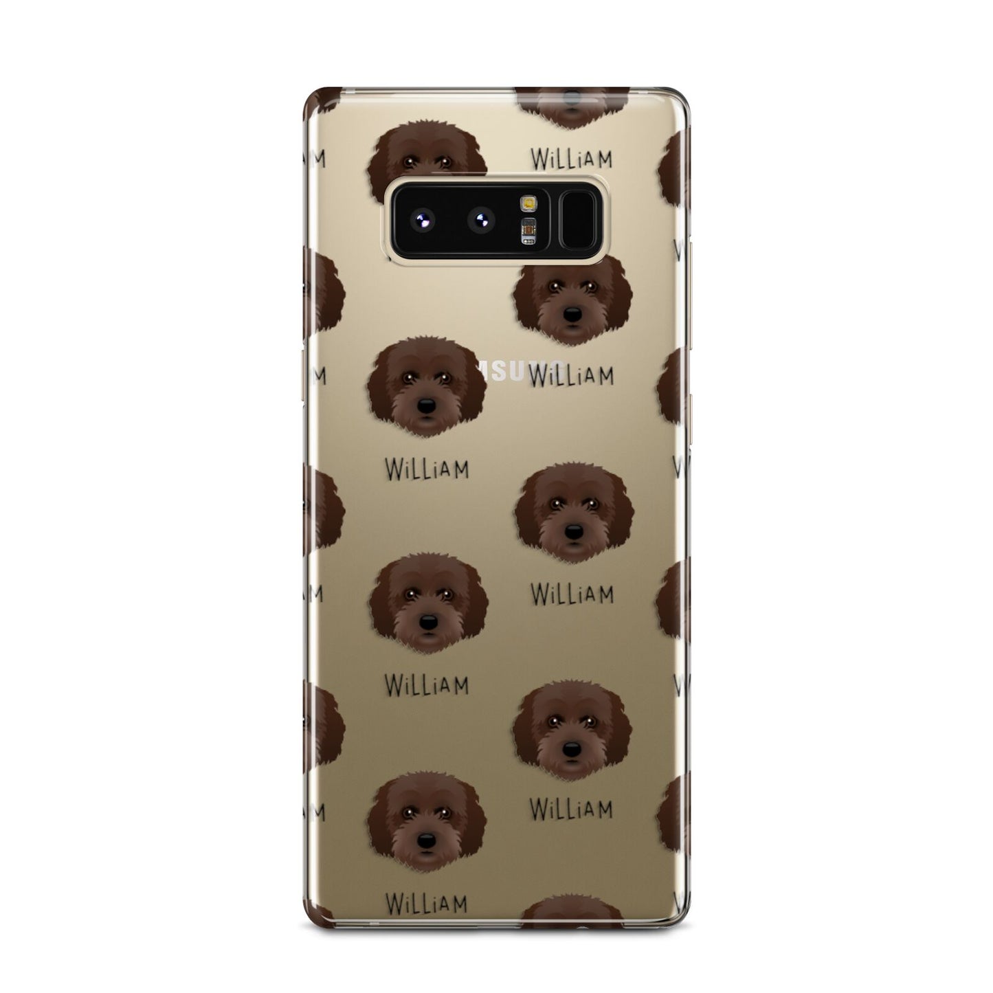 Cockachon Icon with Name Samsung Galaxy Note 8 Case