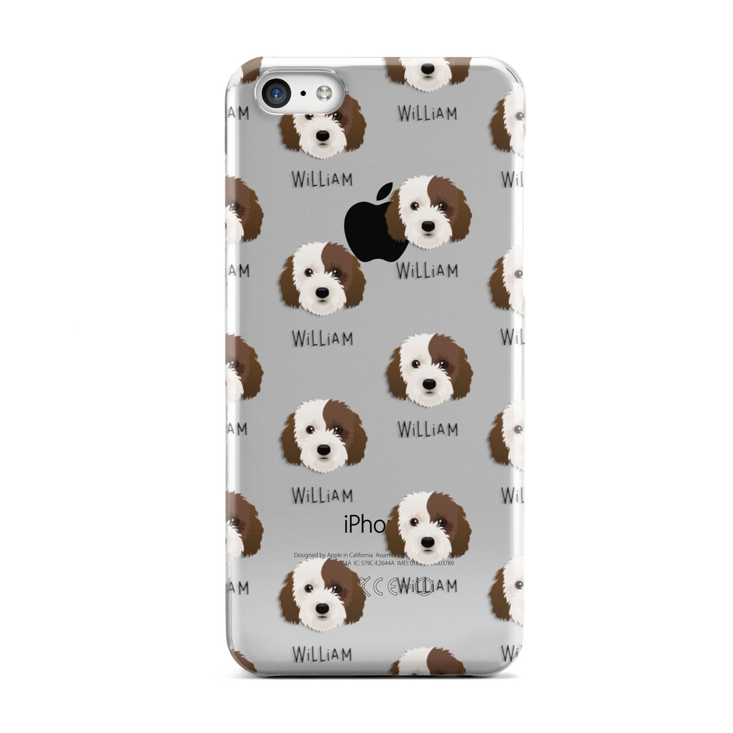 Cockapoo Icon with Name Apple iPhone 5c Case