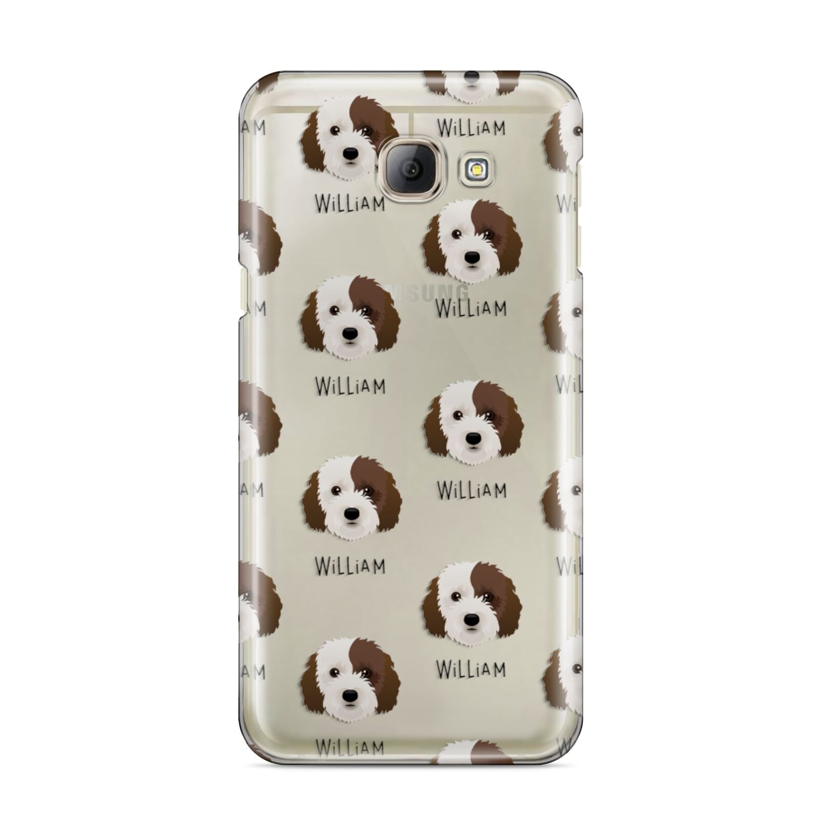 Cockapoo Icon with Name Samsung Galaxy A8 2016 Case