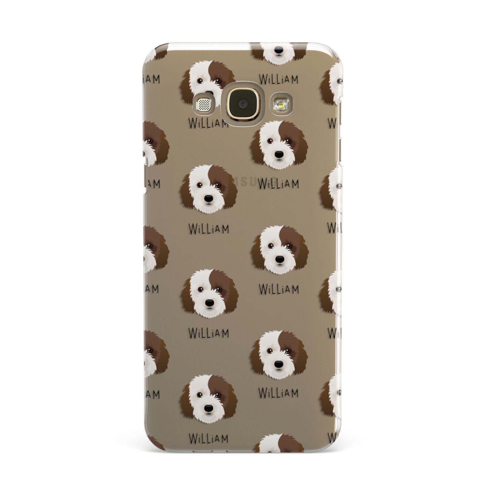 Cockapoo Icon with Name Samsung Galaxy A8 Case