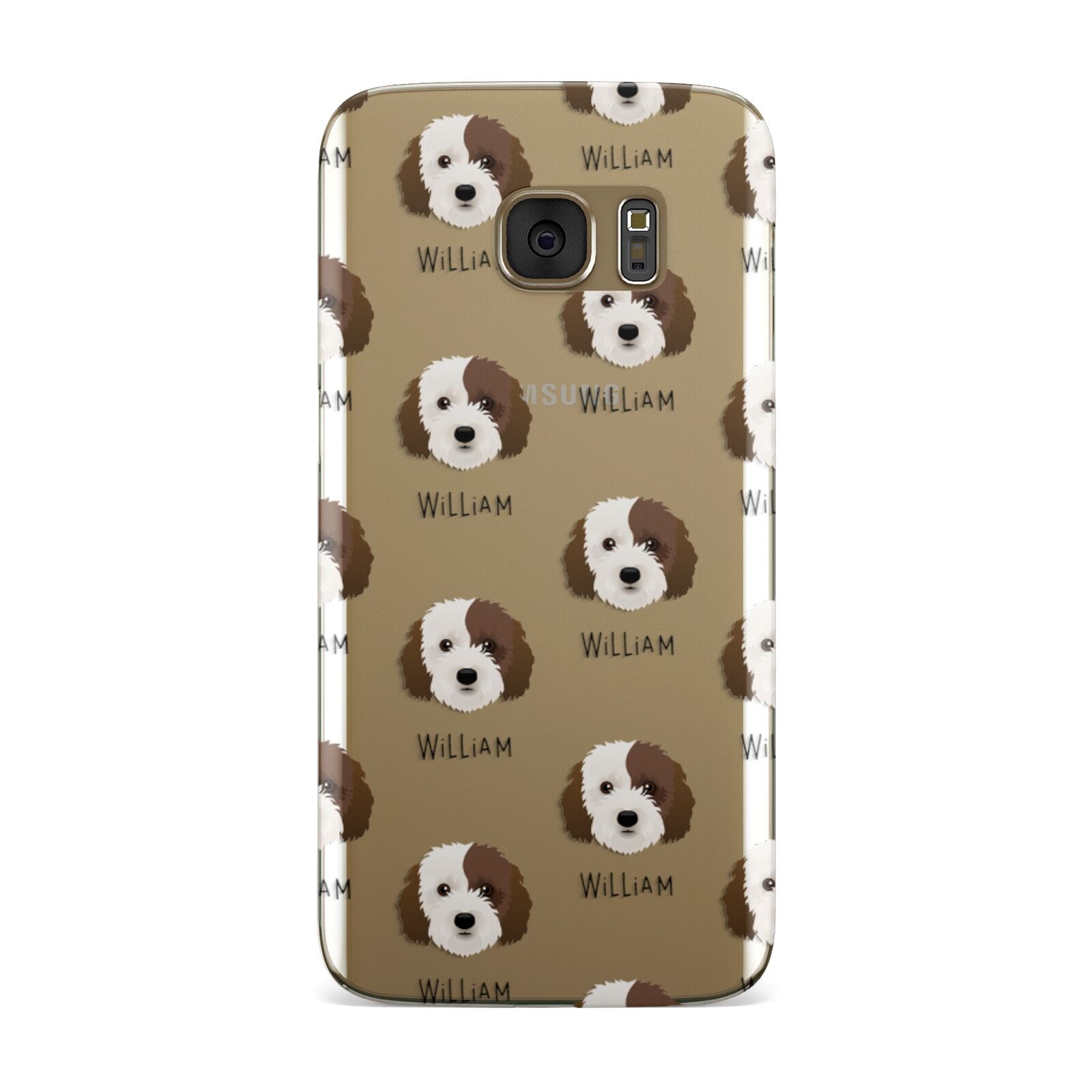 Cockapoo Icon with Name Samsung Galaxy Case