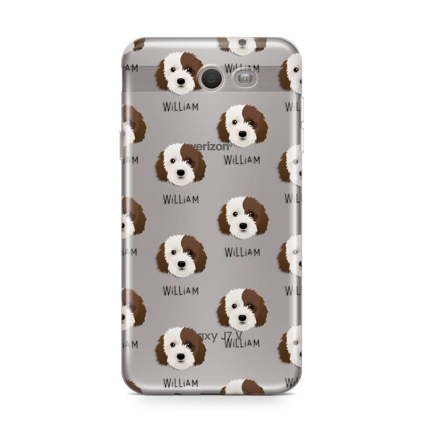 Cockapoo Icon with Name Samsung Galaxy J7 2017 Case