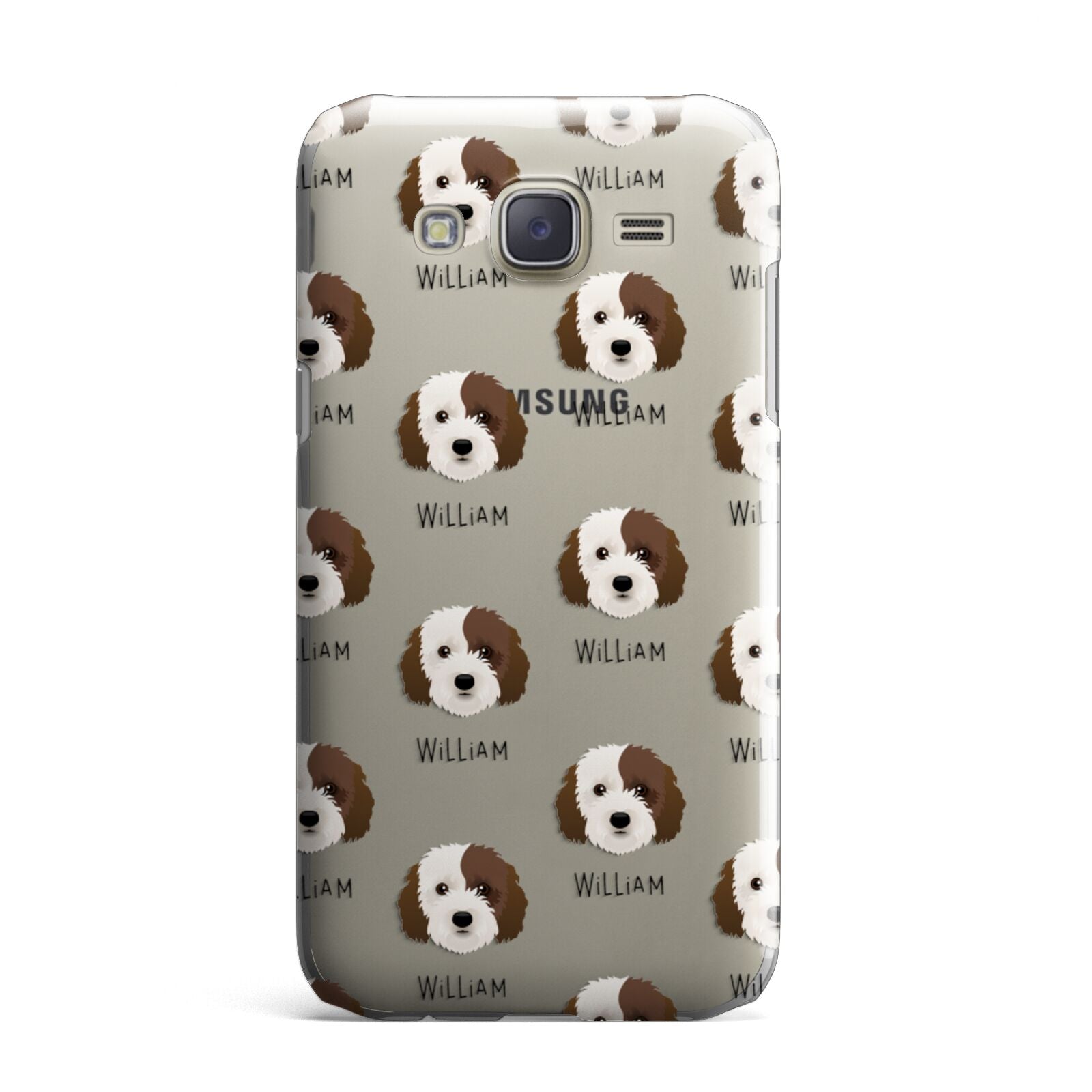 Cockapoo Icon with Name Samsung Galaxy J7 Case