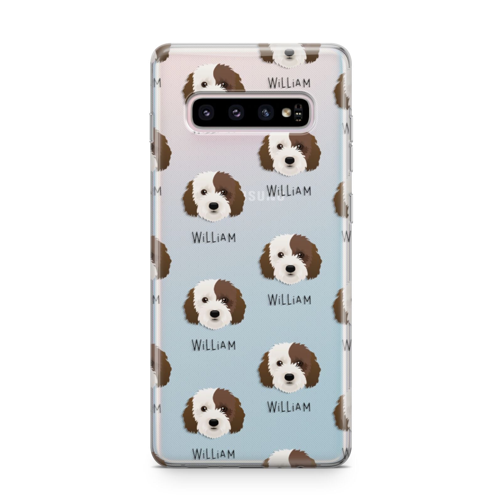 Cockapoo Icon with Name Samsung Galaxy S10 Plus Case