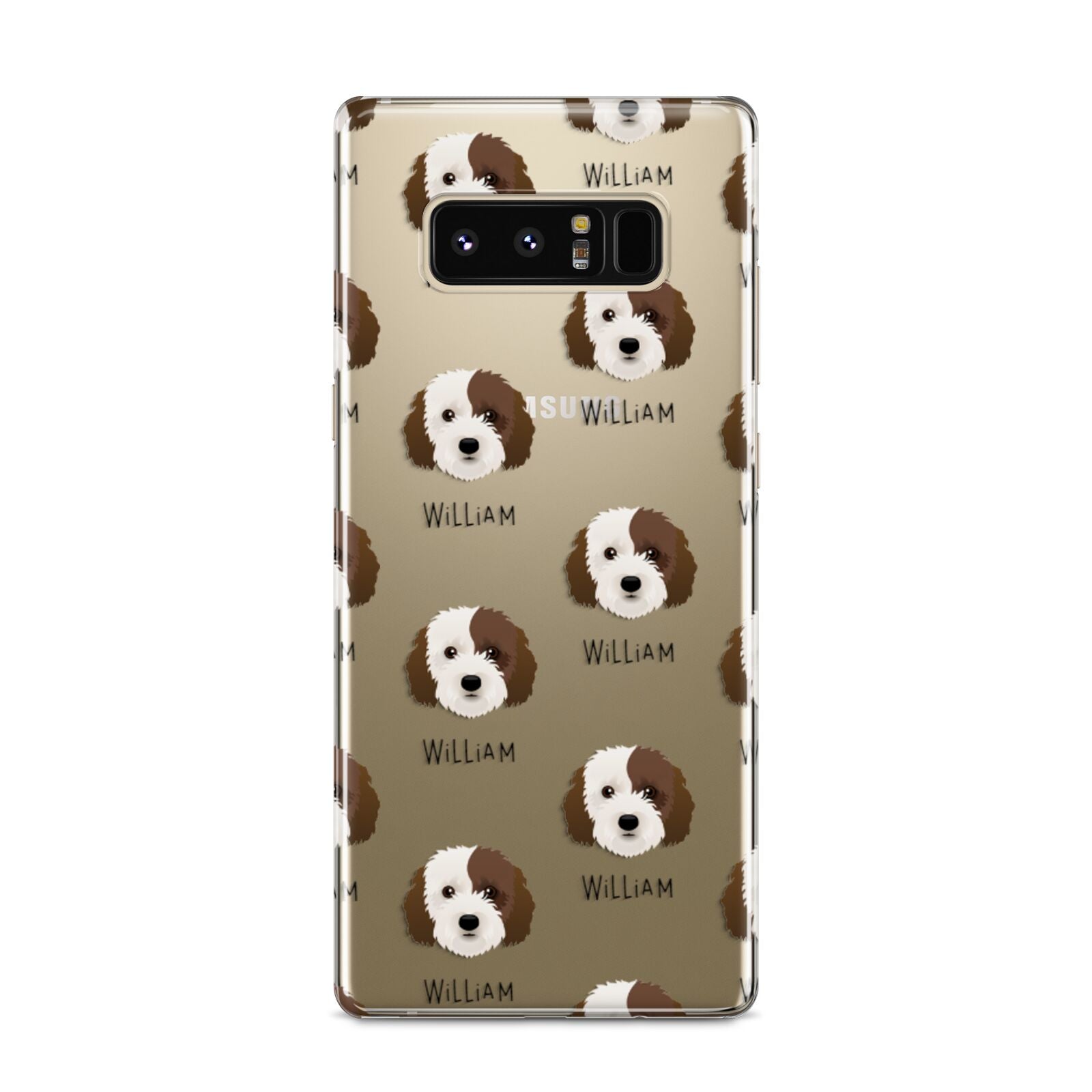 Cockapoo Icon with Name Samsung Galaxy S8 Case