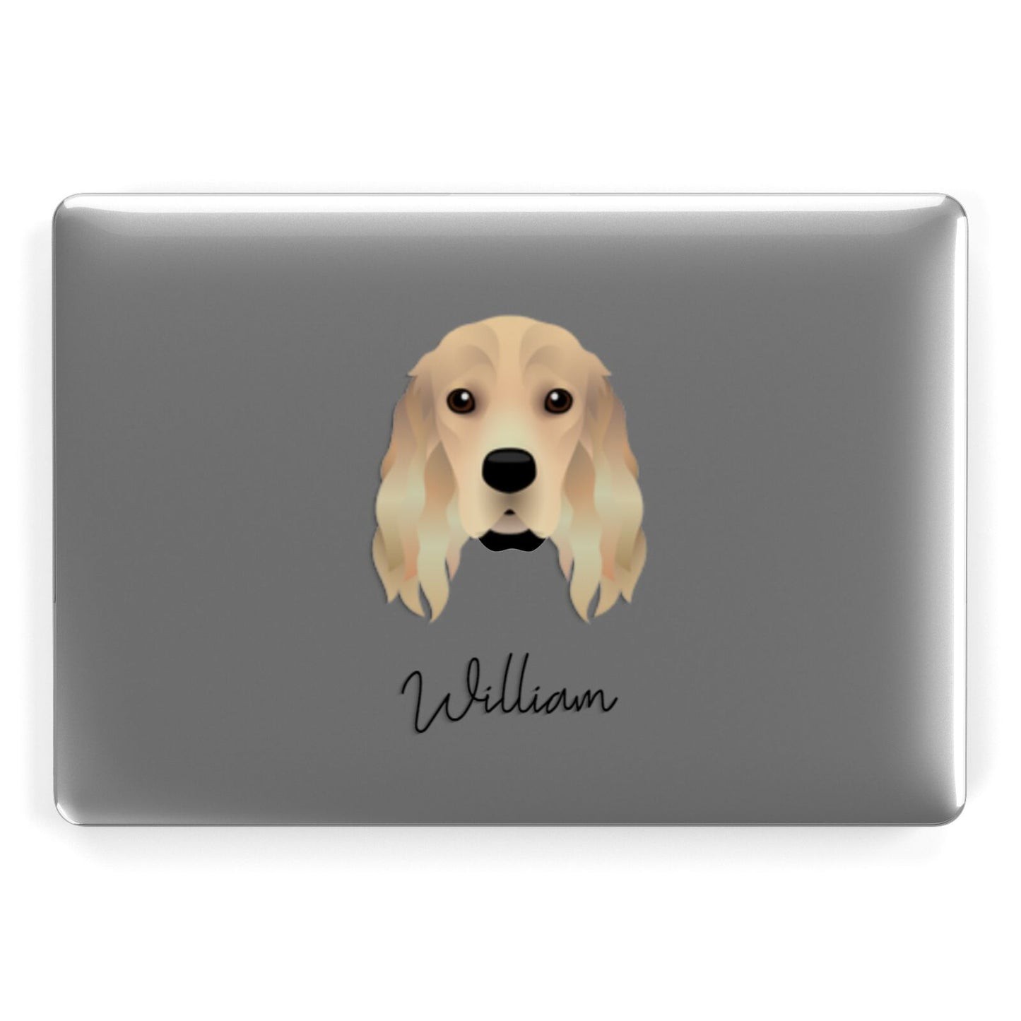 Cocker Spaniel Personalised Apple MacBook Case