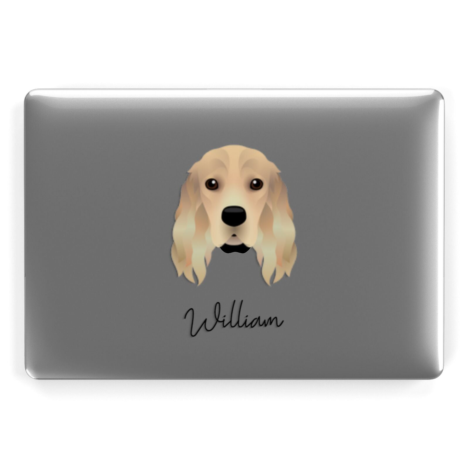 Cocker Spaniel Personalised Apple MacBook Case