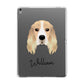 Cocker Spaniel Personalised Apple iPad Grey Case