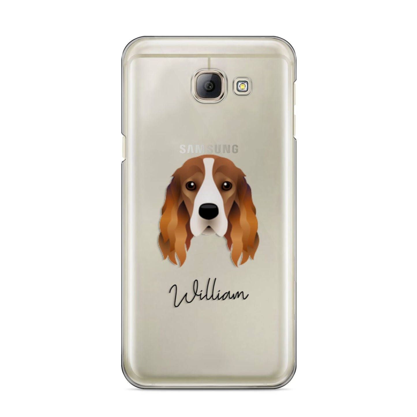 Cocker Spaniel Personalised Samsung Galaxy A8 2016 Case