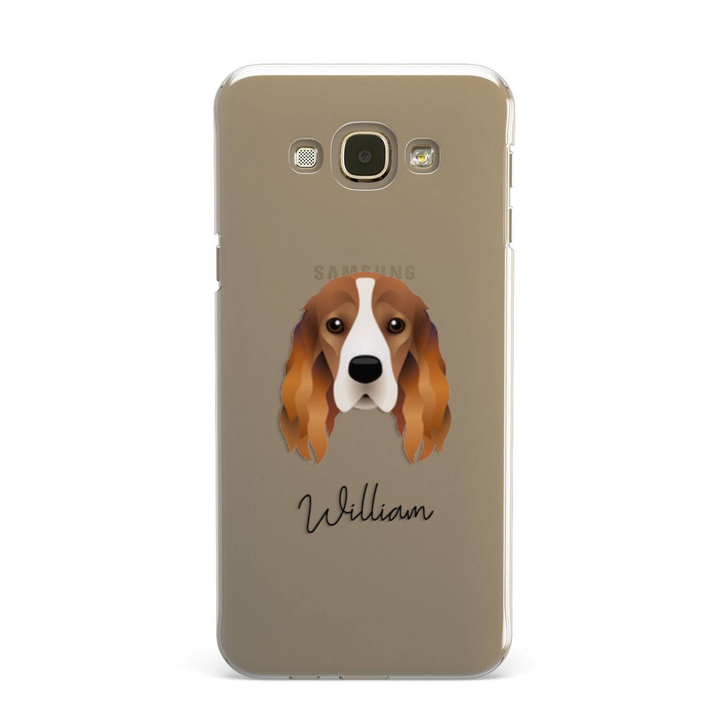 Cocker Spaniel Personalised Samsung Galaxy A8 Case